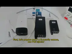 Connect a PoE Security Camera with 802.3af Poe Injector