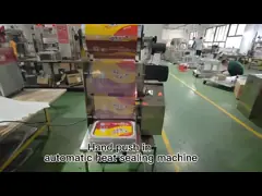 завалка азота уплотнителя подноса Semi автоматического ручного уплотнителя подноса еды 800W пластиковая video