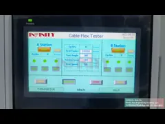 5 станций направили точность машины пробы на изгиб высокую с 7 сенсорная панель video