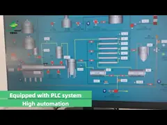 Huayin пластмасса 5 тонн ненужная к покрышке ISO CE машины топлива ненужной повторно используя машину video