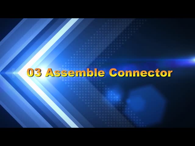 How to assemble the PLC splitter -Assemble Connector