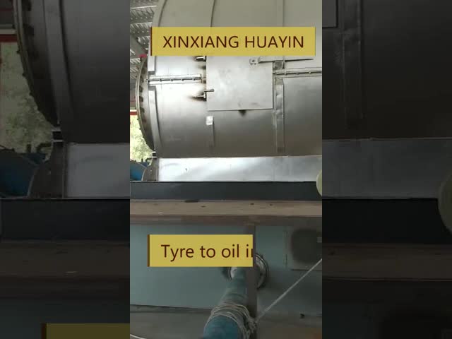 Повторно использовать один тип серии Huayin завода пиролиза тонны мобильный видео