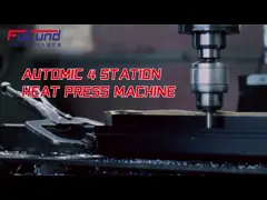 Машина передачи тепла Fulund автоматическая нагревает аттестованный CE станции прессы 4 video