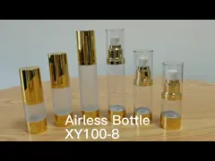 Высококачественное 15ml, 30ml, бутылка роскошных брызг 50ml безвоздушная для личной заботы video