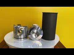 собрание поршеня цилиндрового блока вкладыша двигателя дизеля 6D95-5 для экскаватора PC120-5 PC200-5 video