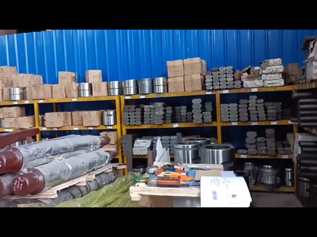 Warehouse for excavator chisel and breaker parts