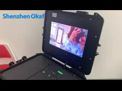 Портативный располагать ГПС сигнала наклона лотка камер слежения чемодана 4Г беспроводной video