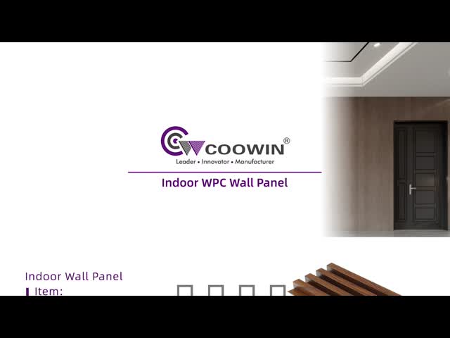 Environmentally Friendly Interior WPC Wall Panel Fireproof For Building