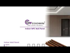 Environmentally Friendly Interior WPC Wall Panel Fireproof For Building