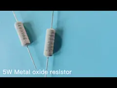 Fixed 5 Watt Metal Oxide Resistors High Voltage Wirewound Fuse Resistor