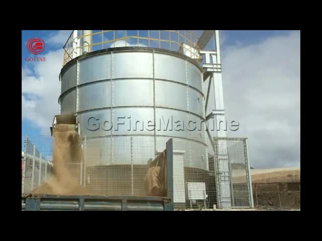 7000mm Height Compost Fertilizer Production , Organic Fertilizer Fermentation Tank