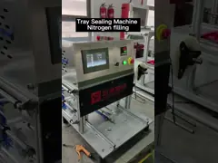 Автоматический уплотнитель подноса с машиной упаковки отсеков пищевого контейнера 8 Selladora КАРТЫ video