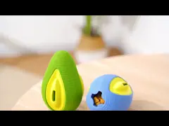 Жевание любимца авокадоа молоть зуба собак резиновое забавляется утечка устойчивая video