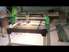 Настольная таблица 100A 120A плазмы CNC 4x8 резца SNR плазмы video