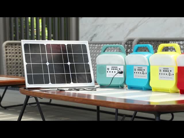 Портативный солнечный свет домашней системы с USB двойника силы электрофонаря СИД видео