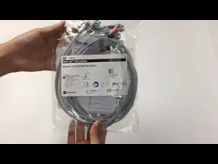REF 414556-002 GE CareFusion Multi Link ECG Leadwire Replaceable Set 5- Lead Grabber AHA 130CM Replace 412681-002