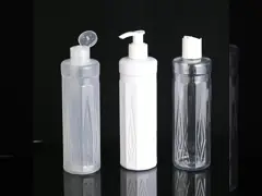 Custom 300ml Plastic PET Pump Bottle For Cosmetic Shampoo
