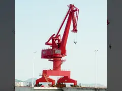 Подгонянное гаван 5ton к 200 доковому крану исправленному тоннами грузя video