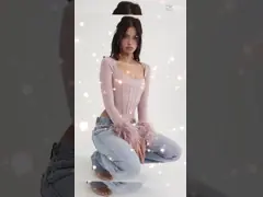 Шеи квадрата производителей одежды небольшого заказа рукав слойки винтажной длинный Boning туника подрезал верхнее video