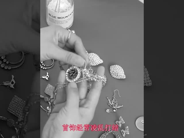 Вращанный пластиковый ящик для хранения организатора ювелирных изделий для серьги стержня видео