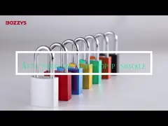 Падлок доказательства ржавчины алюминиевый зеленый/цвет желтого цвета с обработкой анодизации video