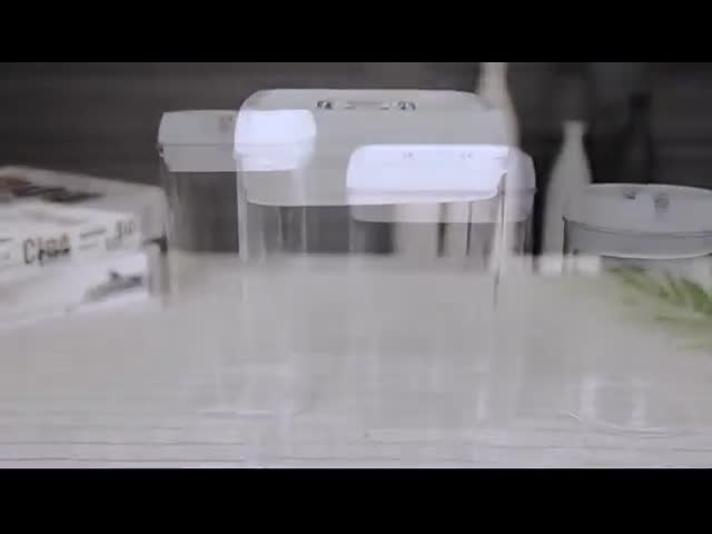 тара для хранения домочадца кухни 7pcs BPA свободная воздухонепроницаемая с легкими крышками замка видео