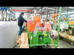 Automatic Wire Winding And Cable Packing Machine With Cable Coil Robot Auto Stacking
