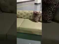 Софа бархата итальянской ткани современная изогнутая секционная, кресло 1.8m современное модульное video