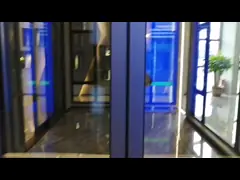 Окно 3 следов алюминиевое сползая со стеклом сетки от комаров изолированным жарой video