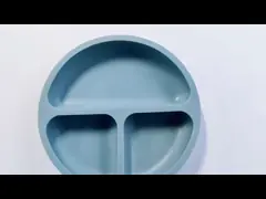 Разделенные Multi плиты всасывания силикона коробки для завтрака отсека для младенцев video