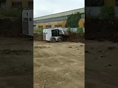 затяжелитель кормила скида затяжелителя 700kg 1000kg 1050kg 1200kg 1500kg Crawler колеса 0.55m3 с кабиной и опционными приложениями video