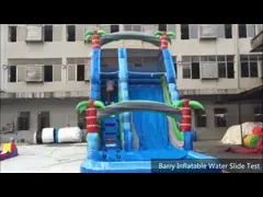 Dschungel-Thema-Baum-Unterhaltungs-aufblasbare Wasserrutsche für Park-Rasen