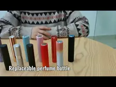 Plastic Injection Marble Pattern Refillable Perfume Bottle Customized Color 8ml