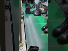 17 Ounces Genuine Leather Military Boots Upper Nylon Reinforced