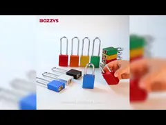 Падлок Автоматическ-всплывающих алюминиевых замков красочный с ключом для всех замков video