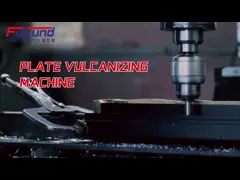 Продукты силикона FuLund делая машину плоско вулканизируя для делать куклы мультфильма 3d video