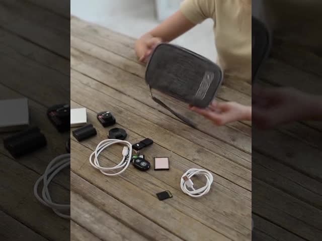 Small Travel Nylon Household Storage Container Cable Organiser Bag