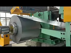 прекращение подачи энергии мотора 11Kw к линии стальной толщине 0,25 до 1.2mm длины стали углерода разрезая машины высокоскоростной video