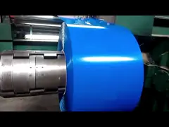 Двойной покрытый лист покрытый цветом DX52D Ppgi катушки ASTM PPGI стальным video