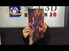 Искусство чуда печатает линзовидный плакат 3D для подарка спальни мальчика комнаты прожития video