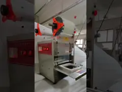 упаковка фильма крена машины запечатывания ручного подноса 300W 300 Pcs/H video