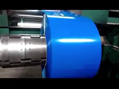 Красная Prepainted ASTM катушка листа катушки 792 Galvalume стальным покрытая цветом video