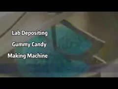 30 - автоматическая конфета 50kg/H делая машиной камедеобразный студень депозируя для лаборатории video