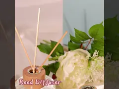Luxury Fragrance Oil Black Glass Bottle Reed Diffuser 100ml