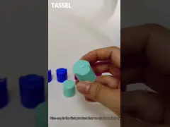 Крышка 20/410 PP диска PP фуксии распределяя крышку для пластиковой бутылки video