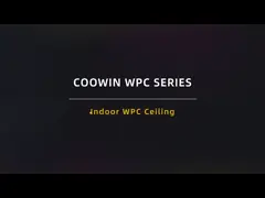 Стойкость 25x50mm панелей потолка ресторана ISO9001 деревянная материальная video