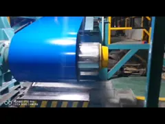 0.12мм Предварительно окрашенные оцинкованные стальные катушки PPGI Z275g/M2 Цвет покрытый имеет легкий вес, красивый внешний вид и хорошее video