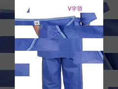 Защитный не сплетенный устранимый терпеливый рукав безопасности мантии не стерильный короткий video