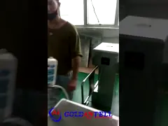 На открытом воздухе водоустойчивые турникеты качания управления доступом степени IP67, турникет с покрашенным цветом video