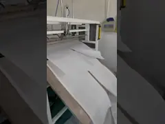 Plastic Woven Fabric Ton Jumbo Bag Cutting Machine For Fibc Container Bag